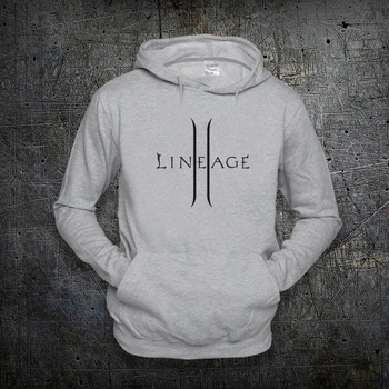 Худи Fruit of the Loom Логотип Линейдж Lineage 2 Серый S (684)