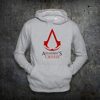 Худі Fruit of the Loom Асасін Крід Assassins Creed Сірий M (9659)