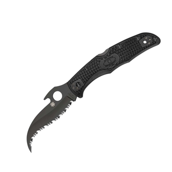 Ніж Spyderco Matriarch 2 Black Blade Emerson Opener C12SBBK2W