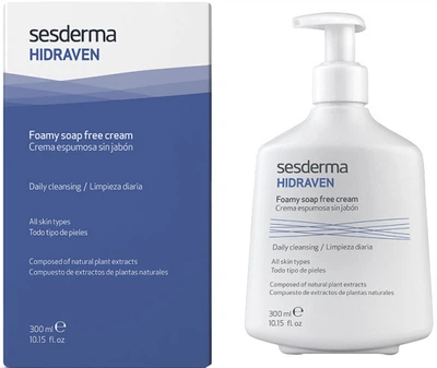 Пінистий крем для вмивання Sesderma Hidraven 300 мл (8470003643153)