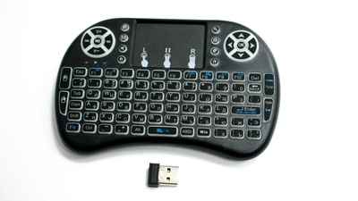 Бездротова міні-клавіатура з підсвічуванням і тачпадом MWK08/i8 LED (VS7003031)