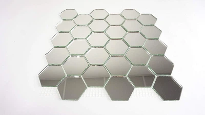 Зеркальная мозаика Соты303х304 мм Zs hex