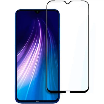 Защитное стекло TOPK для Xiaomi Redmi Note 8T Full Glue с рамкой Black