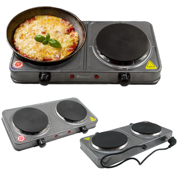Электроплита на 2 комфорки Domotec MS-5822 2000 Вт