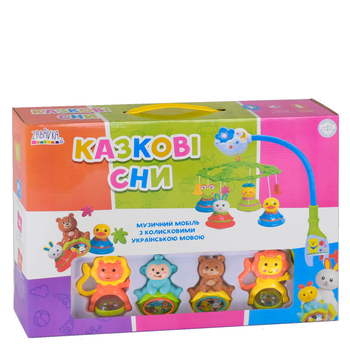 Музыкальный мобиль "Казкові сни" карусель на кроватку Вид 2