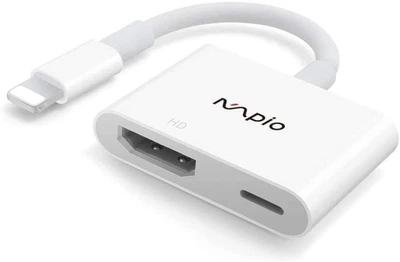 Переходник MPIO Lightning to Digital AV TV HDMI Cable Adapter для iPhone 11,XR,X,8,7,6, iPad Air,Mini,Pro,iPod Touch