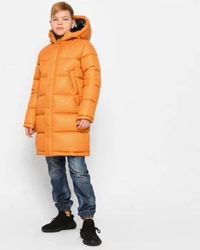 Зимовий пуховик для хлопчика X-Woyz DT-8338-6 116 см жовтий