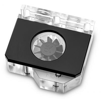 Фитинг для СВО EKWB EK-Quantum Scalar Flow Indicator Bottom-To-Top D-RGB - Black (3831109829738)