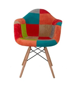 Стул обеденный Accord AC 018WB Denis№3 Eames Chair patchwork 620x620x810 мм