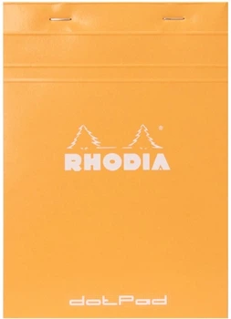 Блокнот Rhodia DotPad №16 A5 помаранчевий у крапку