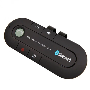 Громкая связь беспроводная автомобильная Bluetooth(блютуз) гарнитура Hands Free kit HB 505-BT спикерфон громкоговоритель Black