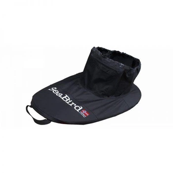 Нейлоновая брызгозащитная юбка, фартук для каяка Nylon Sprayskirt Ranchero black 120x50cm, черная