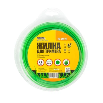Леска для триммера Mastertool КРУГ 2.40 мм 90 м (блистер) 19-0012