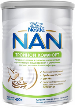 Суміш Nestle NAN Потрійний комфорт з народження 400 г (bc-343737)