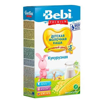 Каша Bebi Premium молочна Кукурудзяна (bc-345130)