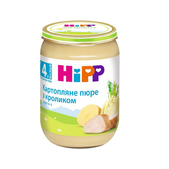 Пюре HiPP Картопляни пюре з кроликом 190 г (BC-344058)