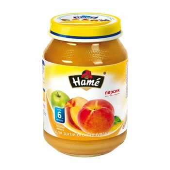 Пюре Hame яблуко та персик 190 г (bc-345419)
