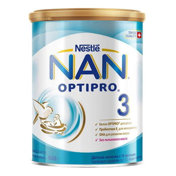 Дитяче молочко NAN 3 з 12 міс 800 г (BC-343695)