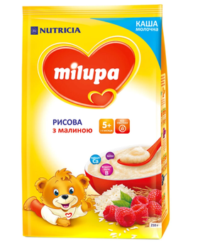 Молочна каша Milupa 29519 рисова з малиною (bc-345150)