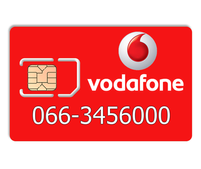 Красивый номер Vodafone 066-3456000