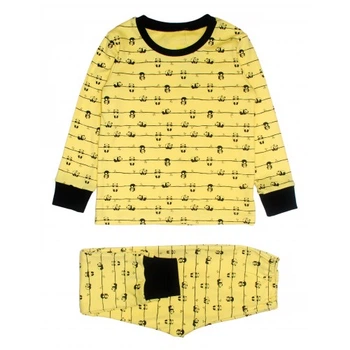 Піжама жовта Панда MISHKA 1796 Розмір 122