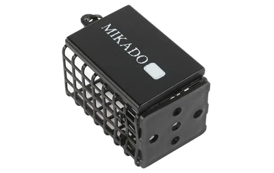 Годівниця Mikado фидерная квадратна з дном 40g 1шт чорна (AMKZ-02-40-B)