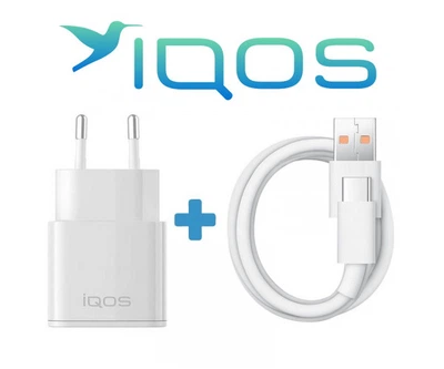 Комплект зарядка IQOS + USB-C кабель, 1м IQOS 3.0, 3 DUO, Multi