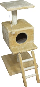 Когтеточка Lucky Pet домик сизалевый "Юлий" 88х44х44 см (4820224215884)