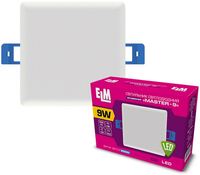 Стельовий світильник ELM Master 9W 6500K (26-0069)