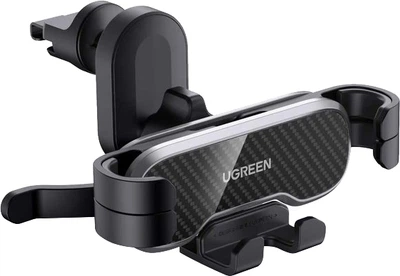 Samochodowy uchwyt do telefonu Ugreen LP228 Gravity Air Vent Car Holder With Clip Black (6957303888719)