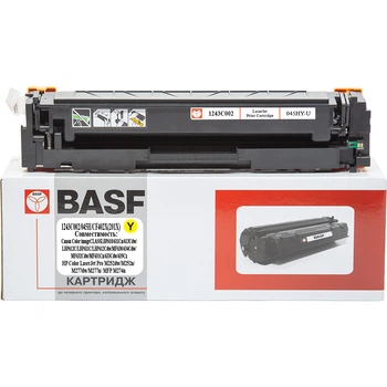 Картридж для HP Color LaserJet Pro M277dw BASF 045H Yellow BASF-KT-045HY-U