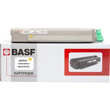Картридж для OKI MC851 BASF Yellow BASF-KT-MC851Y