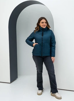 Куртка женская демисезонная MODA 0135 M (46) Зеленый: Изумрудный (M -0135/1 B)