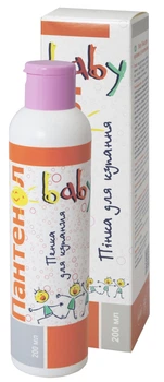 Пінка для купання Baby з D - пантенолом FARMAKOM фл. 200 мл рожева (4820025746617)