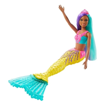 Кукла Барби Дримтопия Русалочка с бирюзово-сиреневыми волосами Barbie Dreamtopia Mermaid Doll, Teal and Purple Hair (GJK10)