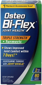 Хондропротектор Osteo Bi-Flex Joint Health Triple Strength Turmeric 80 таблеток (4384303734)