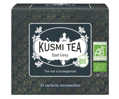 Черный чай органический Kusmi Tea Earl Grey в пакетиках 20 шт