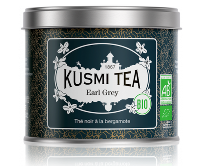 Чорний чай органічний Kusmi Tea Earl Grey з/б 100 г