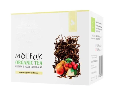 Кіпрійний чай MOL'FAR зі шматочками дикої груші та яблука 50 г