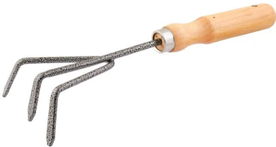 Розпушувач садовий Mastertool з дерев'яною ручкою 250x90 мм (14-6190)