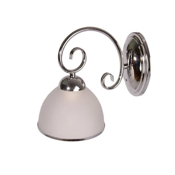 Настінний світильник сріблястий на 1 плафон SH-4573/1W CR