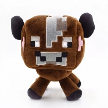 М'яка іграшка Майнкрафт Корова Коричнева 16 см Minecraft (6300)
