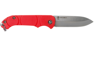 Нож складной карманный туристический Ontario OKC Traveler Red