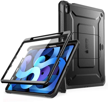 Противоударный чехол с защитой экрана SUPCASE UB Pro Full Body Rugged Case for iPad Air 4 (2020) | Air 5 (2022) M1 - Black