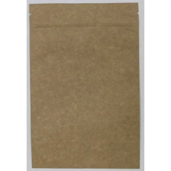Дой-пак пакет крафт (250 г.) 140*240 дно (40+40) із застібкою Zip Упаковочка # 3401