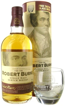 Виски односолодовый Arran Robert Burns Malt 0.7 л 43% в подарочной коробке + бокал (5060044483295)
