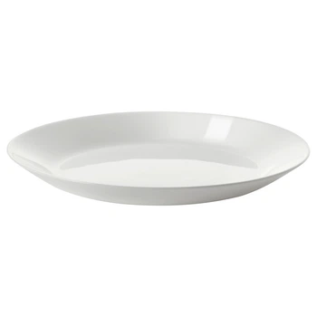 Тарілка десертна IKEA OFTAST біла 19 см 603.189.39