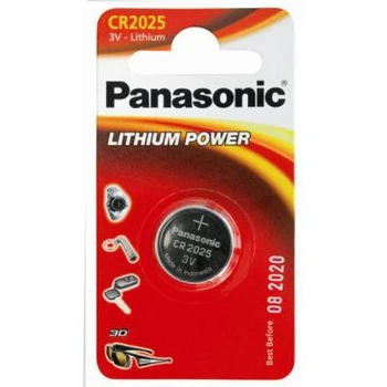 Батарейка Panasonic CR2025 литиевая для брелков и техники