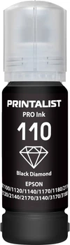 Чернила Printalist E110 для Epson M1100/M1120 70 мл Black Pigment (PL110BP)