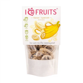 Банан ILoveFruits слайс 40 г